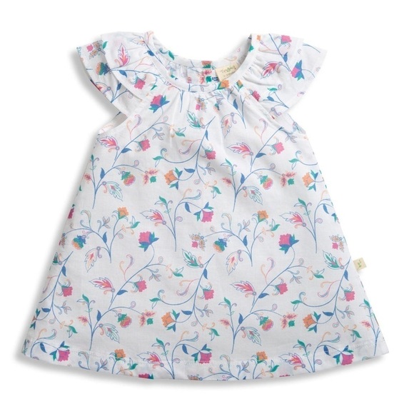Tiny Twig Australia Lightweight Organic Cotton Dress Sz 12-18 M - Picture 1 of 11